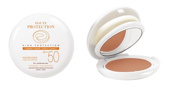 Пудра для лица Avene SPF 50+ с минеральными фильтрами, бежевый, 10 г
