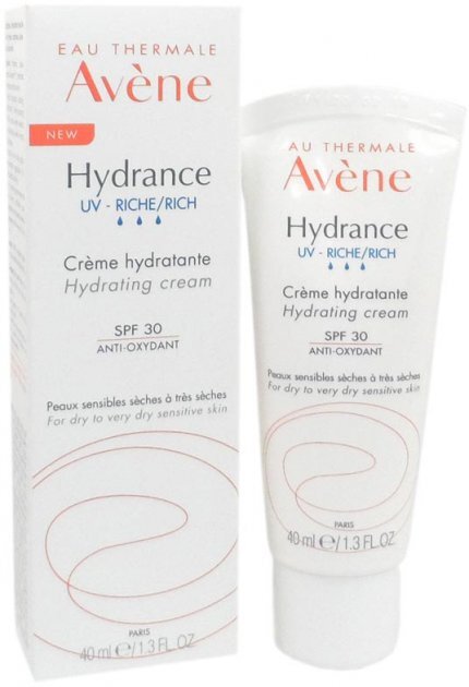 Крем для лица Avene Hydrance UV Rich SPF30 насыщенный увлажняющий, 40 мл