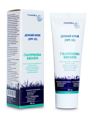 Крем для лица Pharmea Гиалуроновая кислота SPF15 дневной, 60 мл