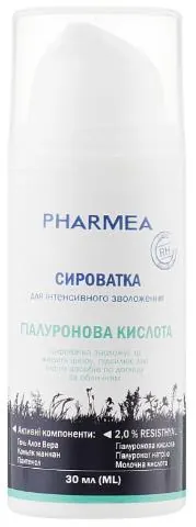 Сироватка для обличчя Pharmea Гіалуронова кислота інтенсивне зволоження, 30 мл