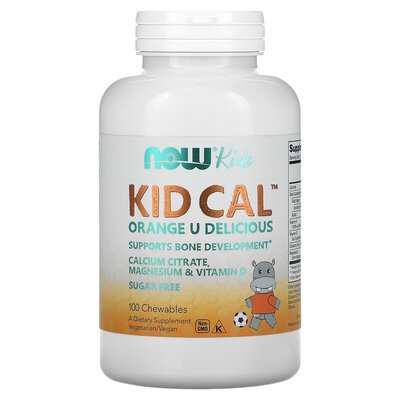 Кальций жевательный NOW Kid Cal для детей таблетки №100