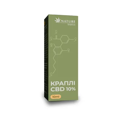 Nature Biotics CBD 10%: інструкція + ціна від 794 грн в аптеках