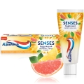 Зубная паста Aquafresh Senses Бодрящий грейпфрут, лимон и мята, 75 мл