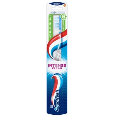 Зубная щетка Aquafresh Intense Clean средняя, 1 штука