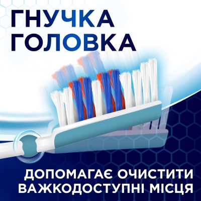 Зубная щетка Aquafresh all in one средняя, 1 штука