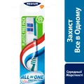 Зубна щітка Aquafresh all in one середня, 1 штука