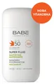 Сонцезахисний супер флюїд Babe Laboratorios SPF50 матуючий для всіх типів шкіри, 50 мл