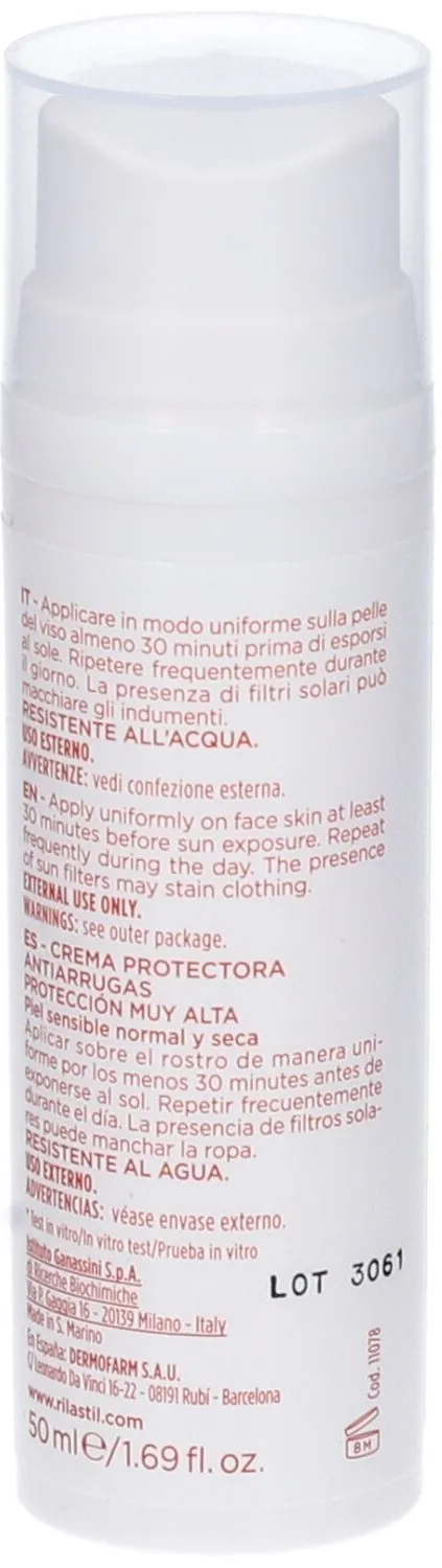 Крем для обличчя сонцезахисний Rilastil SPF50+ антивіковий, 50 мл