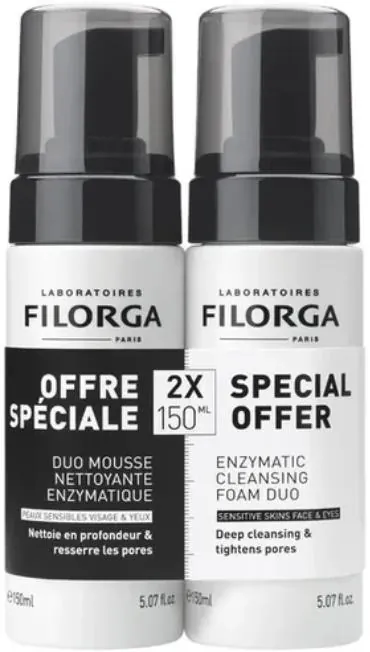 Набір Filorga Duo Skin-Prep ензимних очищувальних мусів, 2 шт х 150 мл
