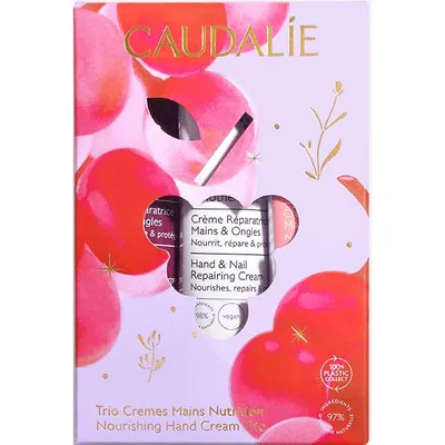 Набір Caudalie (Крем для рук/нігтів The des Vignes 30 мл + Крем Vinotherapist для рук/нігтів 30 мл + Крем для рук/нігтів/тіла Rose de Vignes 30 мл)