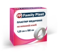 Пластир медичний «FP Family Plast» на нетканій основі 1,25 см х 500 см, 1 штука