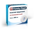 Пластырь медицинский «FP Family Plast» на тканевой основе 1 см х 500 см, 1 штука