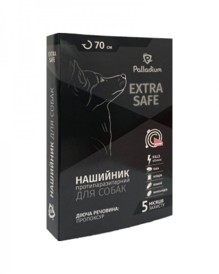 Ошейник для собак Palladium Extra Safe инсектоакарицидного действия, коралловый 70 см