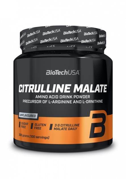 Цитруллин малат Biotech Citrulline Malate без вкуса, 300 г