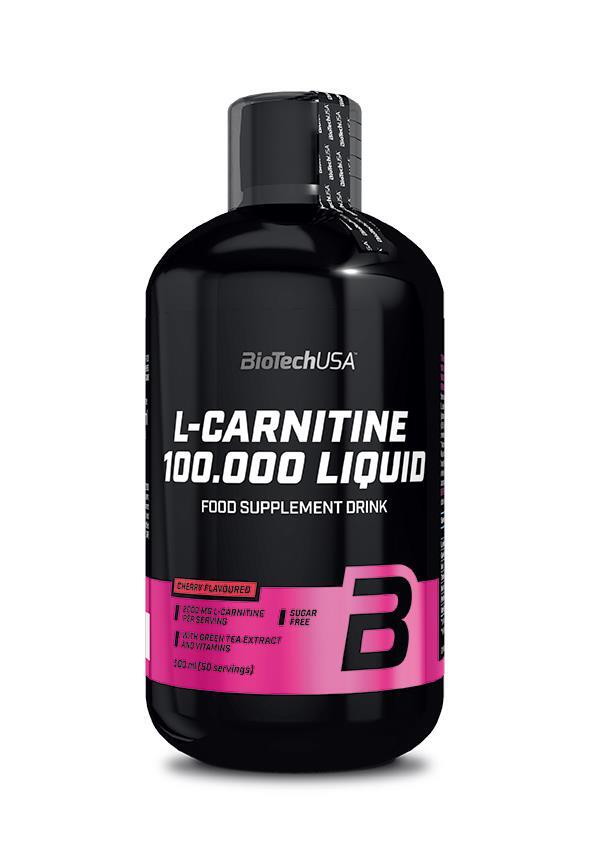 Жиросжигатель Biotech L-Carnitine 100 000 Liquid Вишня, 500 мл