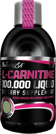 Жиросжигатель Biotech L-Carnitine 100 000 Liquid Яблоко, 500 мл