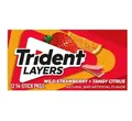 Жувальна гумка Trident Layers лісова суниця та терпкий цитрус, 14 штук