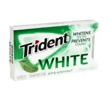 Жувальна гумка Trident White м'ята, 16 штук