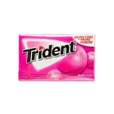 Жувальна гумка Trident бабл гам, 14 штук