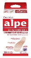 Пластырь медицинский Alpe водостойкий нежный, классический 76 мм х 19 мм, 10 штук