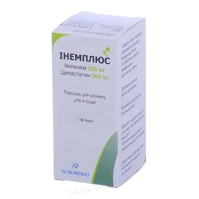 Інемплюс порошок для р-ну д/ін. по 500 мг/500 мг №1 у флак.