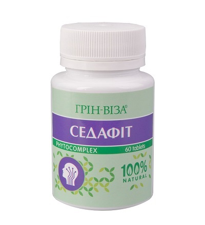 Седафит Грин-Виза таблетки по 0,5 г №60