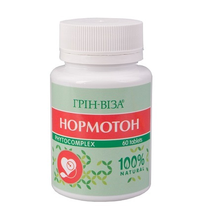 Нормотон Грин-Виза таблетки по 0,5 г №60