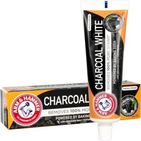 Зубная паста Arm & Hammer 100% Natural отбеливающая с активированным углем, 75 мл