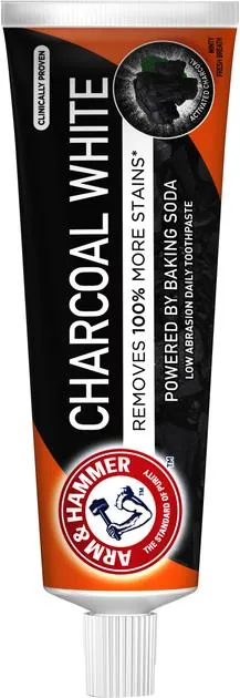 Зубна паста Arm & Hammer Charcoal White відбілююча з активованим вугіллям, 75 мл