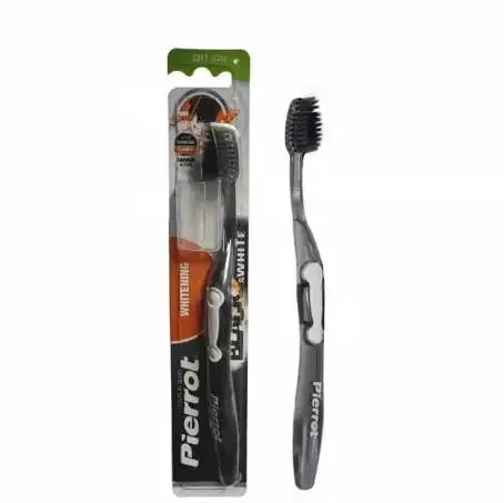 Зубна щітка Pierrot Black&White Ref.70 Деревне вугілля, 1 шт