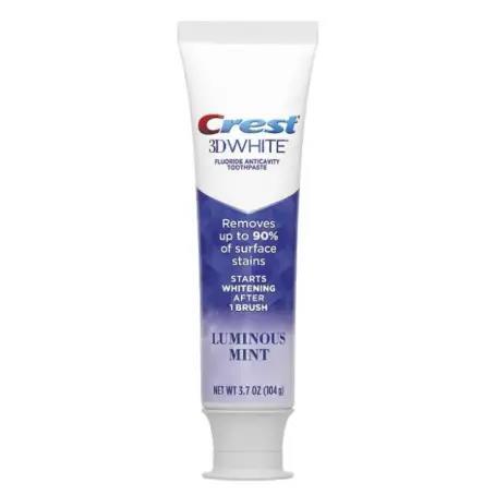 Зубная паста Crest 3D White Luminous Mint, 104 г