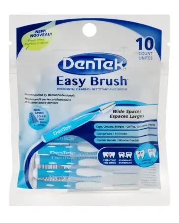 Флос-зубочистки DenTek Easy Brush Wide, 10 штук