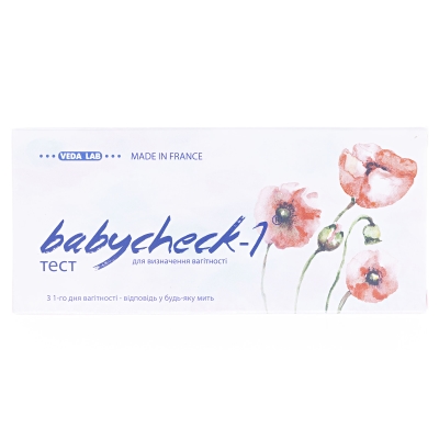 Тест-полоска Babycheck-1 для определения беременности, 1 штука
