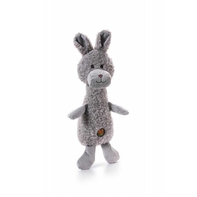 Игрушка для собак Petstages Scruffles Bunny pt69591 Зайчик маленькая, серая
