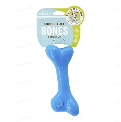 Іграшка для собак Planet Dog Orbee-Tuff Tug Bone Blue pd68682 кістка мала, блакитна