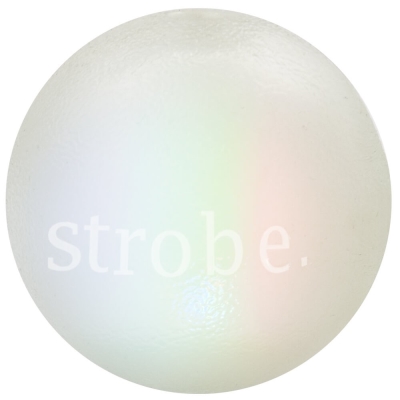 Іграшка для собак Planet Dog Strobe Ball pd68805 м'яч, що світиться, біла