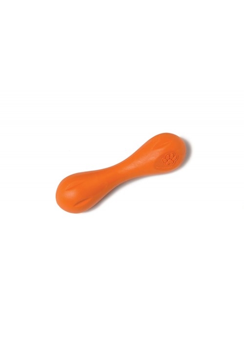 Игрушка для собак West Paw Hurley Small Tangerine кость, малая 15 см, оранжевая