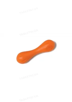 Іграшка для собак West Paw Hurley Small Tangerine кістка, мала 15 см, помаранчева