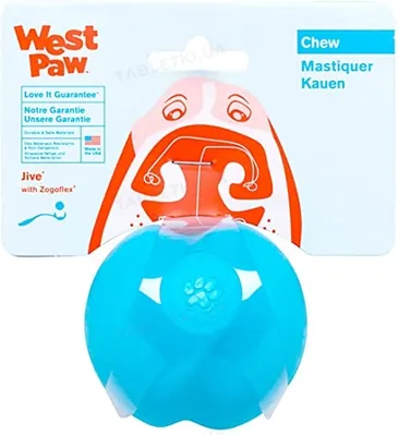 Іграшка для собак West Paw Jive Small Green м'яч, мала 5 см, блакитна