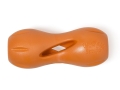 Игрушка для собак West Paw Qwizl Large Tangerine для лакомств, большая 17 см, оранжевая