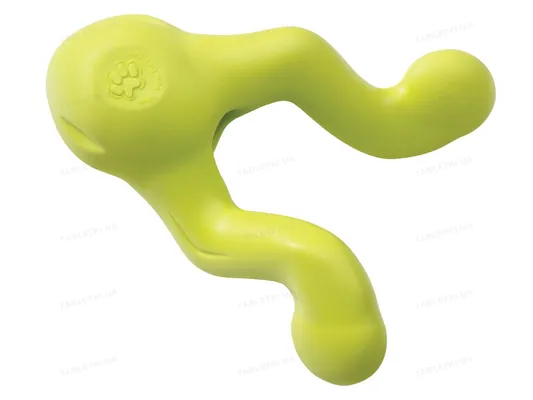Іграшка для собак West Paw Tizzi Small Green для ласощів, мала 11 см, зелена