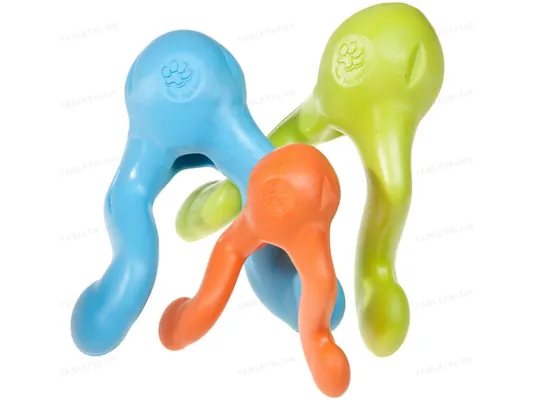 Іграшка для собак West Paw Tizzi Small Green для ласощів, мала 11 см, зелена