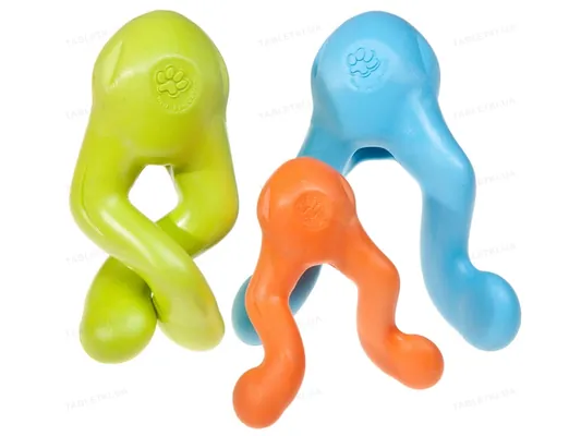 Іграшка для собак West Paw Tizzi Small Green для ласощів, мала 11 см, зелена