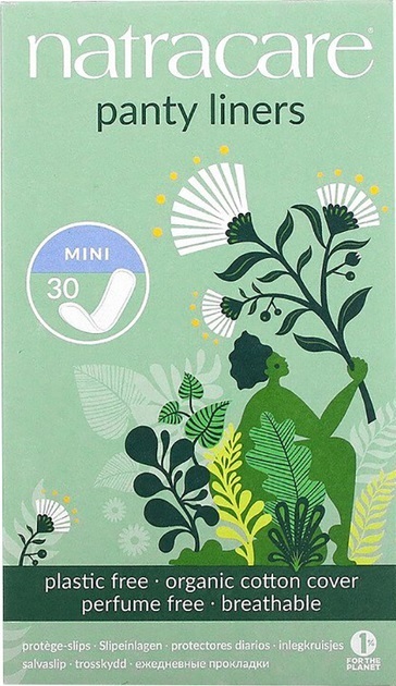 Прокладки ежедневные Natracare 3050 Mini органические, 30 шт