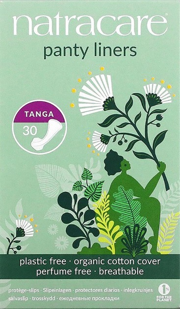 Прокладки ежедневные Natracare 3072 Tanga органические, 30 шт