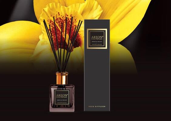 Аромадиффузор Areon Home Perfumes Premium Черная ваниль, 150 мл