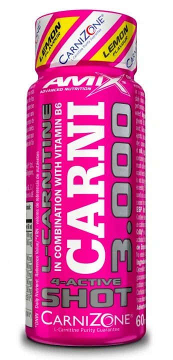 Жироспалювач Amix Nutrition CarniShot 3000 Lemon, 60 мл 1/20