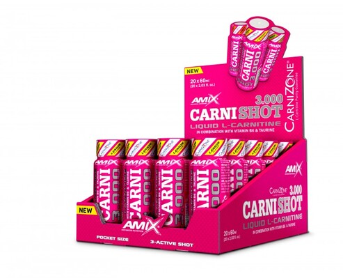 Жиросжигатель Amix Nutrition CarniShot 3000 Lemon, 60 мл 1/20