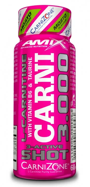 Жироспалювач Amix Nutrition CarniShot 3000 Mojito, 60 мл 1/20