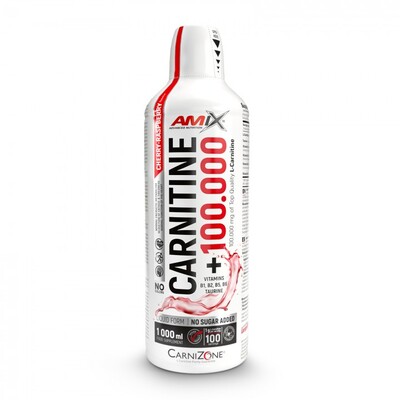 Жиросжигатель Amix Nutrition Carnitine 100.000 mg CarniZone Cherry-Raspberry, 1000 мл